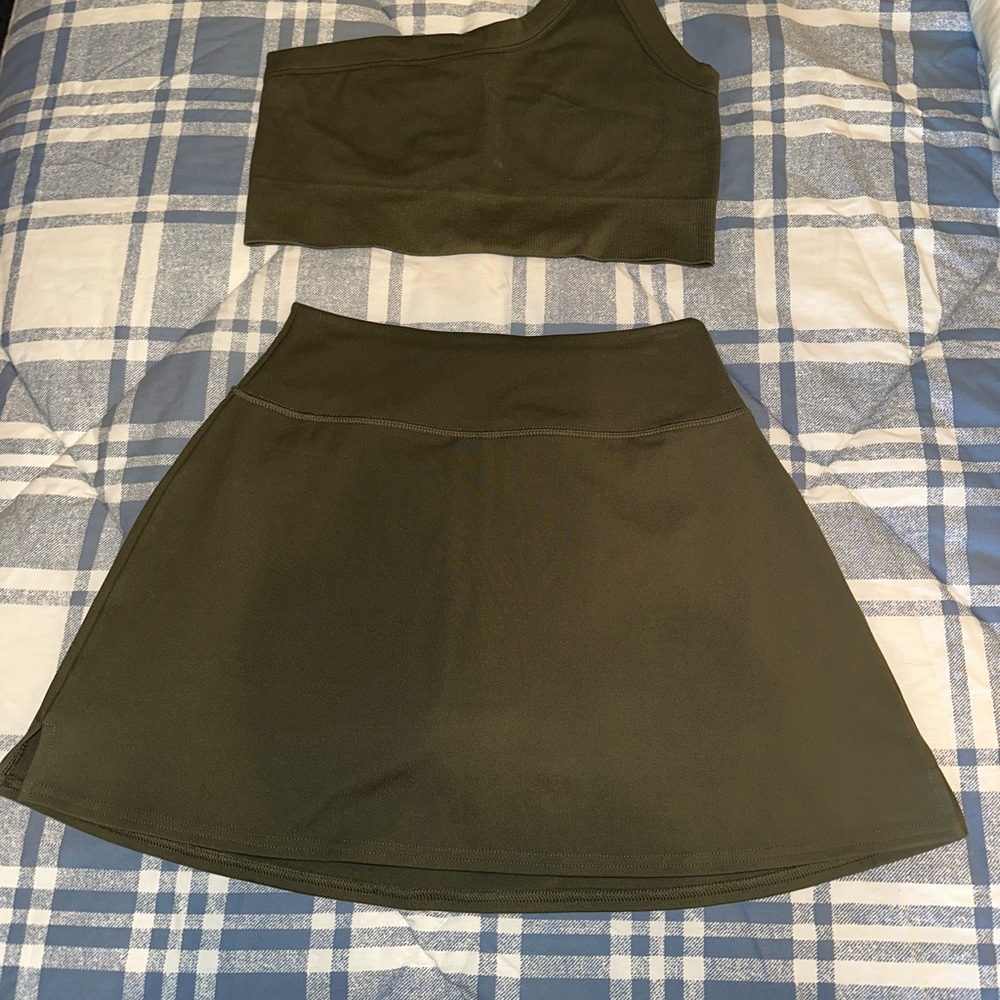 DSG Olive Skirt Set